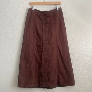 Long brown skirt